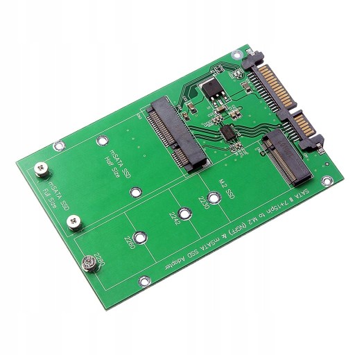 2,5-calowe M.2 mSATA na III Adapte M.2