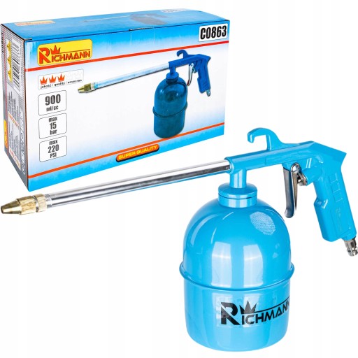RICHMANN PISTOLET DO ROPOWANIA KONSERWACJI ROPOWNICA 900 ML ALUMINIUM C0863