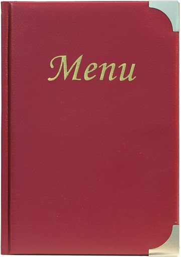 Securit Menu BASIC A5, czerwony