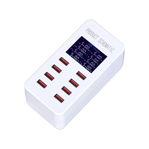 Stacja ładująca USB 50W z wieloma ładowarkami