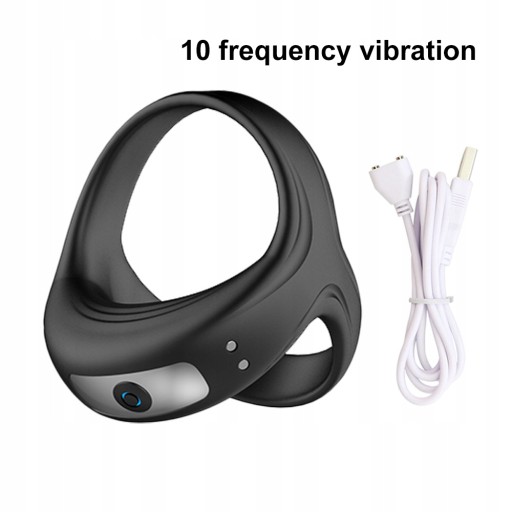 Male Penis Ring Vibrator Triangle Vibrating Cock R