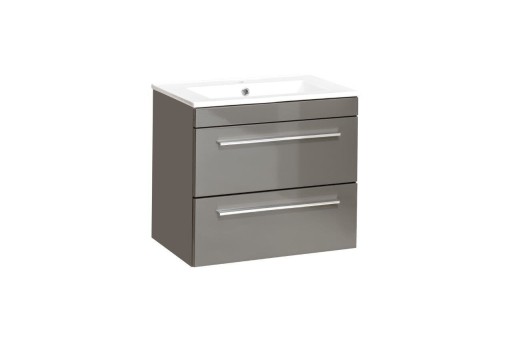 Szafka z umywalką 60 cm Twist Grey