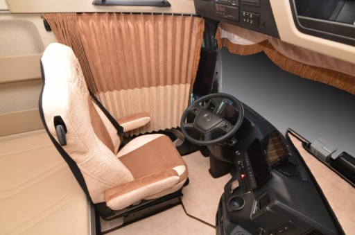 ZASŁONY TIR PLISOWANE PRESTIGELINE MERCEDES ACTROS