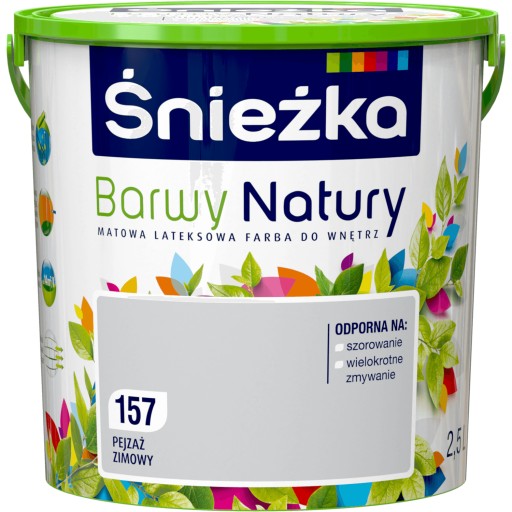 ŚNIEŻKA BARWY NATURY Pejzaż Zimowy 157 2,5L