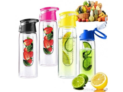BUTELKA BIDON NA WODĘ SOK NAPOJE 500 ml srebrny