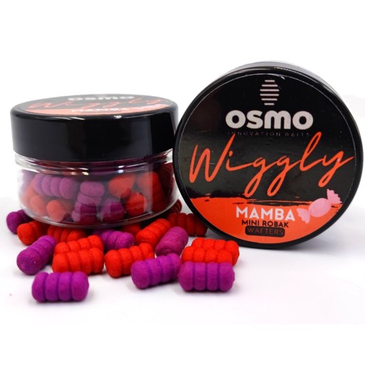 Кормушка МЕТОД OSMO Wafters MAMBA Mini Worm WIGGLY Maggot 12/6мм