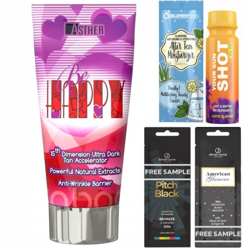 BE HAPPY DO SOLARIUM TUBA150ML + GRATISY