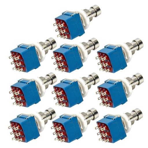METALOWE PRZYCISKI EFEKTOR GITARY