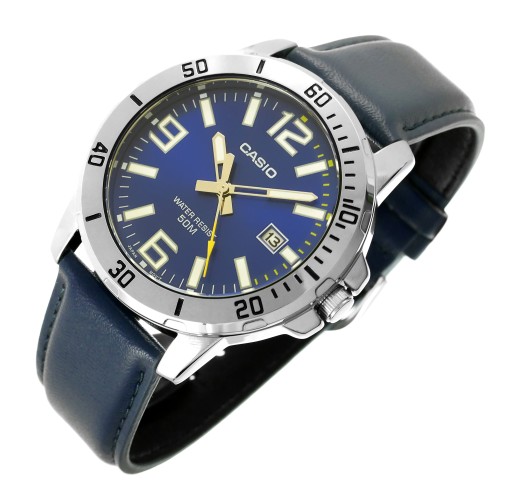 ZEGAREK MĘSKI CASIO MTP-VD01L MODNY + PUSZKA