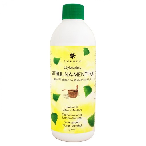 ZAPACH DO SAUNY OLEJEK EMENDO 500ML LEMON MENTHOL