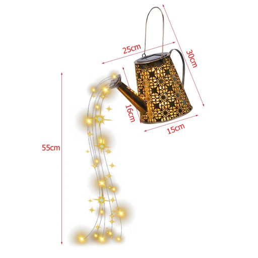 Konewka solarna lampa zewnętrzna LED czajnik