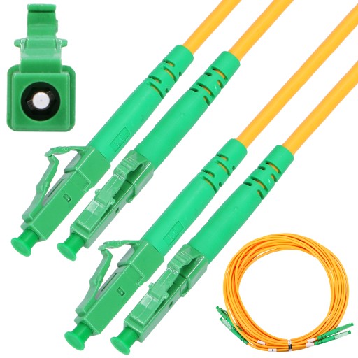 PATCHCORD LC/APC-LC/APC SM G.657A1 DUPLEX 3.0MM JEDNOMODOWY 2M