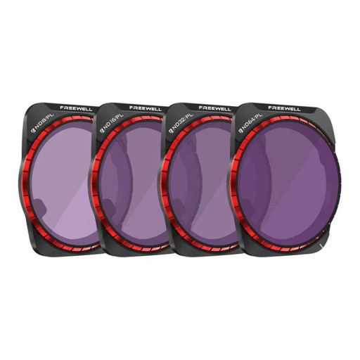 Zestaw 4 filtrów ND/PL 8/16/32/64 Freewell Bright Day do DJI Air 3 (4-Pack)