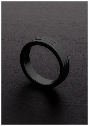 GOLDEN BLACK RIBBED C-RING (10X50MM) SHOTS