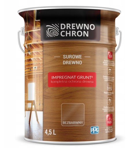 Drewnochron Grunt bezbarwny 4,5l