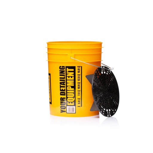 Work Stuff Detailing Bucket Yellow Wash + separator