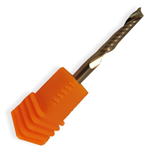 FREZ Z WĘGLIKA SPIEKANEGO Jednopiórowy Prawoskrętny VHM CNC 1,4mm 6mm