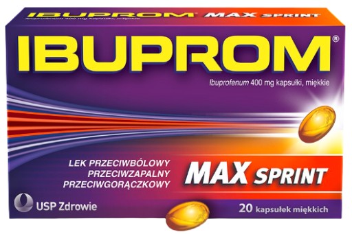 Ibuprom Max Sprint lek przeciwbólowy 20 kaps.