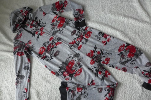 LOUNGEABLE PAJAC DRES KOMBINEZON KWIATY 40