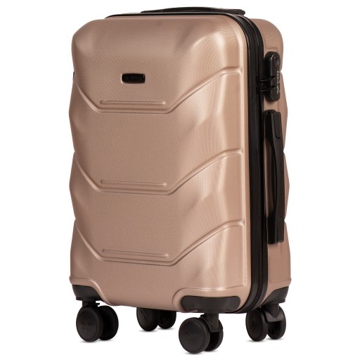 Walizka WINGS kabinowa 148 S CHAMPAGNE 36 l ABS