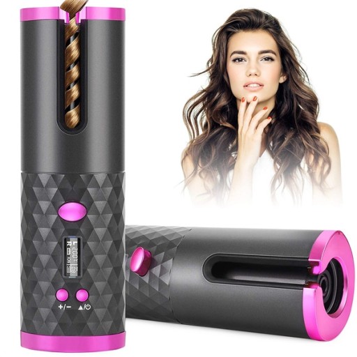 LOKÓWKA DO WŁOSÓW AUTOMATYCZNA OBROTOWA LCD Curler