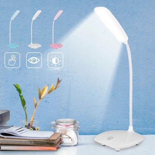 LED Three-Speed Dimming Reading Lamp USB Charging