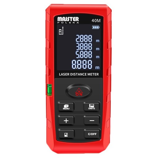 Dalmierz Majster Polska laserowy miernik odległości cyfrowy 40m MP-0040