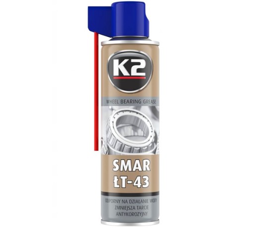 SMAR do ŁOŻYSK K2 ŁT-43 TOCZONYCH ŚLIZGOWYCH 400ml