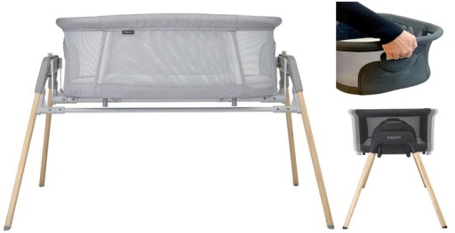 ŁÓŻECZKO KOŁYSKA GONDOLA 3w1 ESPIRO TULLY TIMBER GREY