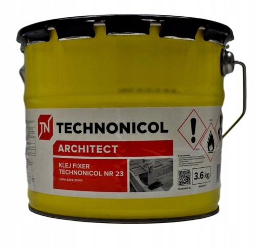 KLEJ FIXER TECHNONICOL BITUMICZNY USZCZELNIACZ 3,6KG