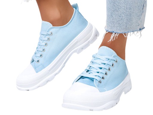 TRAMPKI DAMSKIE TENISÓWKI BUTY SPORTOWE PLATFORMA