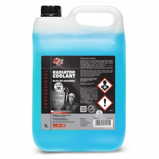 PŁYN DO CHŁODNIC (-35 C) 5L - MA PROFESSIONAL
