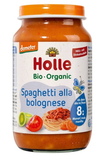 OBIADEK SPAGHETTI BC OD 8 M DEMETER BIO 220g SŁOIK - HOLLE