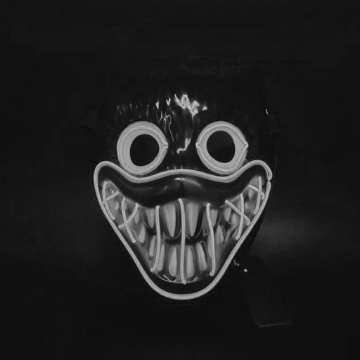 Halloween glowing LED mask