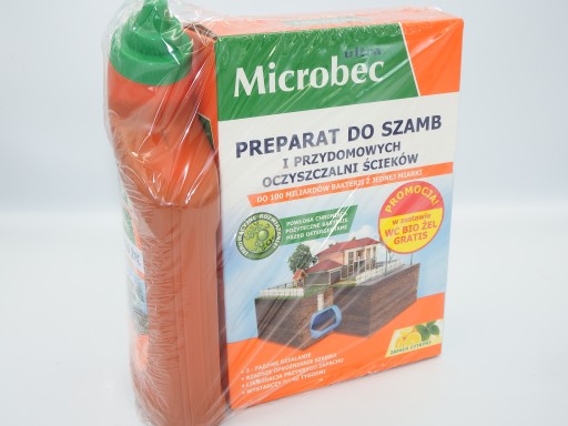 Microbec ULTRA Bakterie DO SZAMB 1kg + WC BIO ŻEL