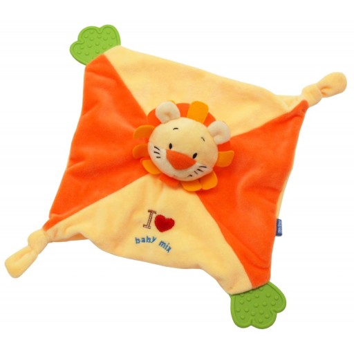 BABY MIX ZABAWKA PLUSZOWA CHUSTECZKA Z GRYZAKIEM