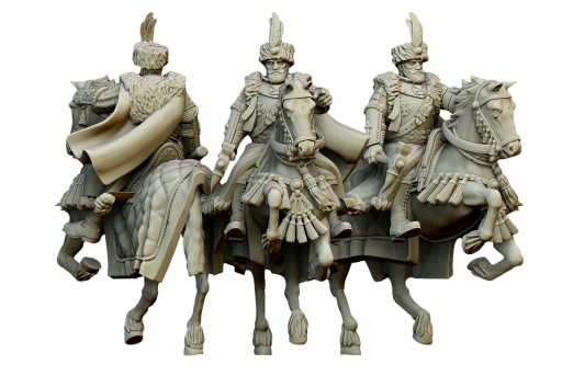 Winged Hussars Knights - Command - Kislev