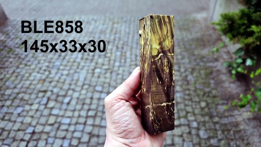 Drewno stabilizowane bloczek BLE858