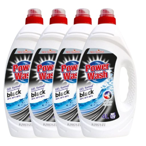 Zestaw Power Wash Black 4x 4L Do Czarnego