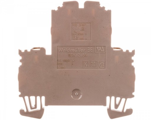 Złączka szynowa 2-piętrowa 2,5mm2 ATEX WDK 2.5N
