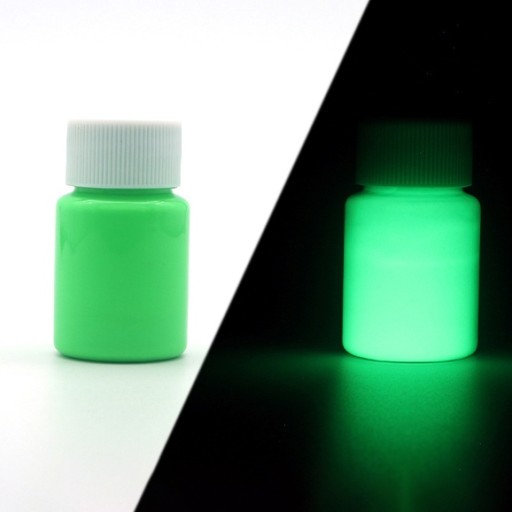 świecąca farba fluorescencyjna Zielony