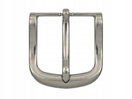 KLAMRA METALOWA DO PASKA 40 MM NIKIEL ODLEW YP1379