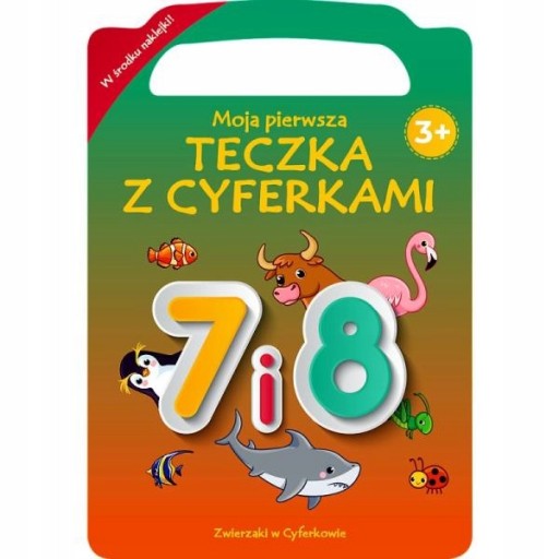 Zwierzaki w cyferkowie Teczka z cyferkami Trefl