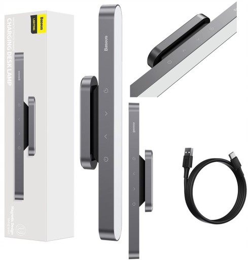BASEUS MAGNETYCZNA LAMPKA BEZPRZEWODOWA LED POD SZAFKĘ AKUMULATOR + BAZA