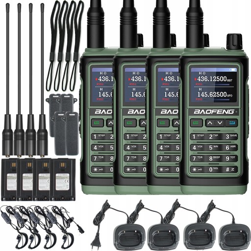 Krótkofalówka Radiotelefon Baofeng UV-17E Walkie Talkie PMR VHF UHF USB-C