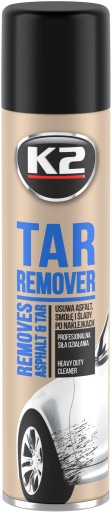 K2 TAR REMOVER USUWA smołę naklejki taśmę żywicę asfalt DO USUWANIA 300ml