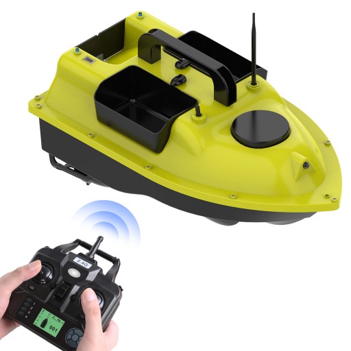 GPS ŁÓDKA ZANĘTOWA D18B 500M ŁÓDKA RC Z 3 POJEMNIKI NA PRZYNĘTY 5200 mAh