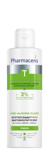Pharmaceris T Sebo-Almond-Claris oczyszczający płyn bakteriostatyczny