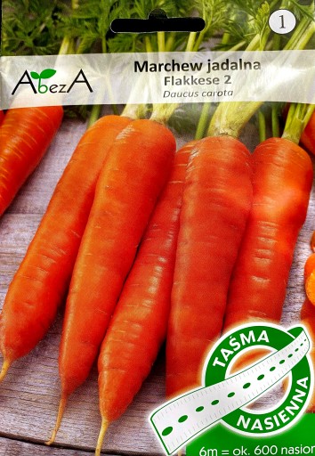 Marchew Flakkese 2 NASIONA NA TAŚMIE 6M 600nasion