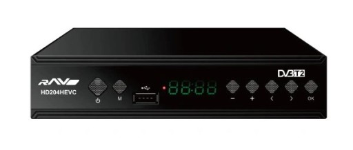 Dekoder DVB-T2 Ravo HD204 H.265/HEVC